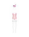 Bunny suit Costume Lapin 4 pcs rose 