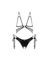 Cordellis ensemble ouvert - Noir wetlook