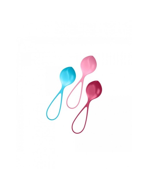Boules de Geisha Satisfyer Strengthening Balls Débutant - Set de 3 Boules de Geisha Satisfyer Strengthening Balls Débutant - Set de 3