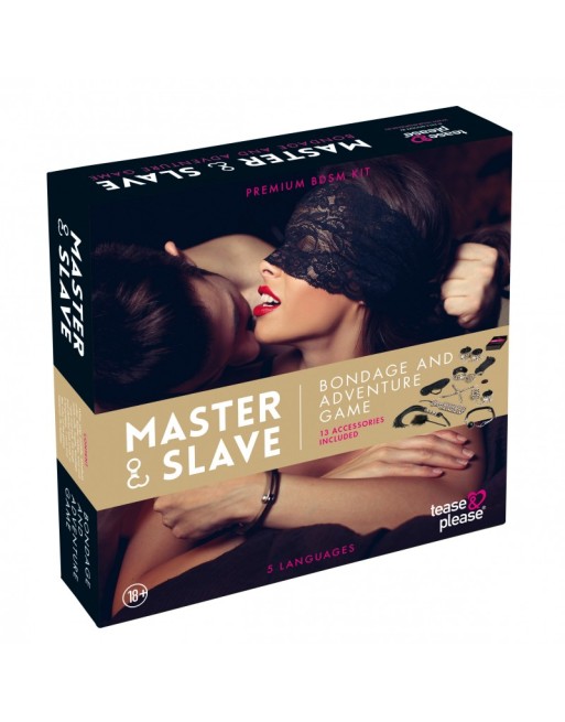 Kit BDSM Master and Slave Premium - Beige Kit BDSM Master and Slave Premium - Beige