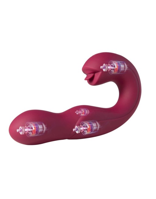 Joi Pro 2 Violet - Vibrateur - lécheur de clitoris rotatif à tête télécommandée pour le point G Joi Pro 2 Violet - Vibrateur - lécheur de clitoris rotatif à tête télécommandée pour le point G