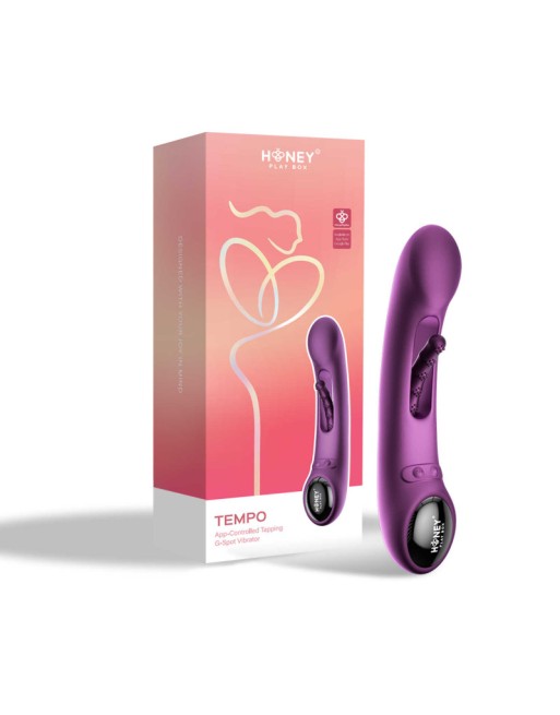 Tempo vibromasseur G-spot avec capteurs de pression et application Tempo vibromasseur G-spot avec capteurs de pression et application