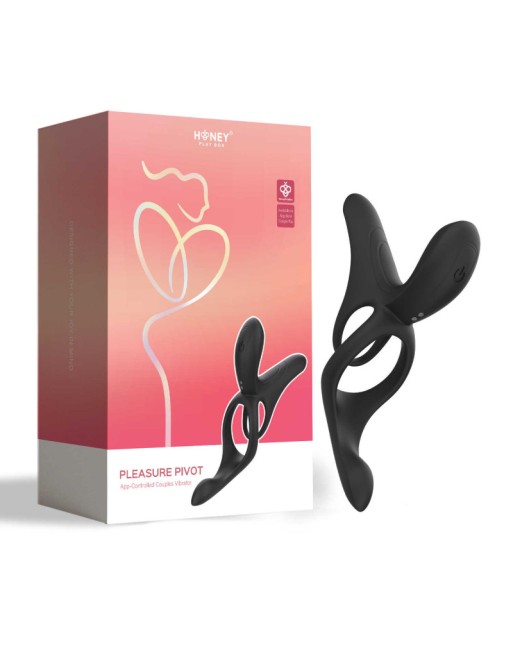 PLEASURE PIVOT Vibromasseur pour couples contrôlé par application - Bleu PLEASURE PIVOT Vibromasseur pour couples contrôlé par application - Bleu
