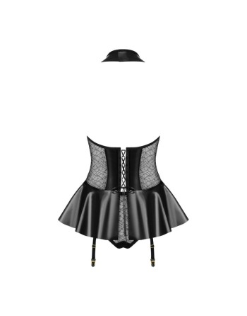 859-COR-1 Guêpière - Noir