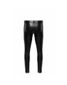 H067 Pantalon long en wetlook serpent avec poches arrière H067 Pantalon long en wetlook serpent avec poches arrière