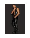 H067 Pantalon long en wetlook serpent avec poches arrière H067 Pantalon long en wetlook serpent avec poches arrière