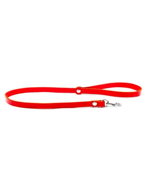 Laisse longue cuir Rouge Laisse longue cuir Rouge