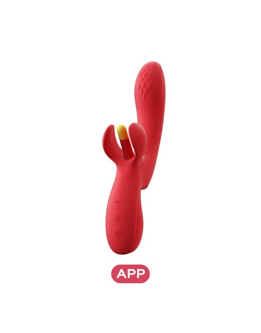 FORTEXA - Vibromasseur à doigt oscillant pour le citoris et le point G avec contrôle via une application FORTEXA - Vibromasseur à doigt oscillant pour le citoris et le point G avec contrôle via une application
