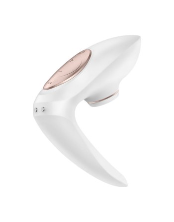 Pro 4 Couples - Blanc et Or rose Stimulateur vibromasseur Satisfyer 