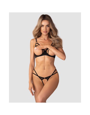 Euridia ensemble ouvert 2 pièces - Noir