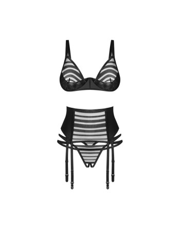 Lune Bellis ensemble ouvert 3 pièces - Noir