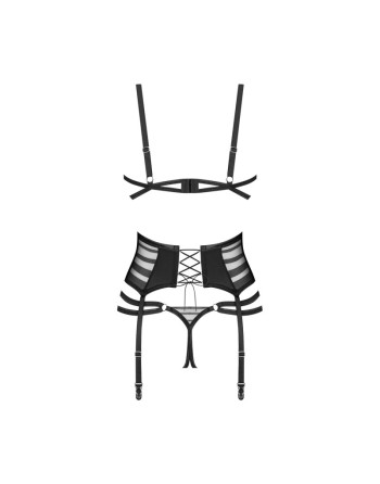 Lune Bellis ensemble ouvert 3 pièces - Noir